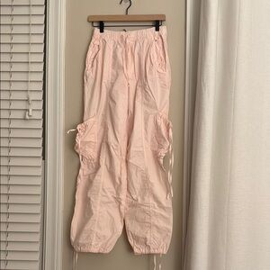 Zara Women's Pink Cargo Pants